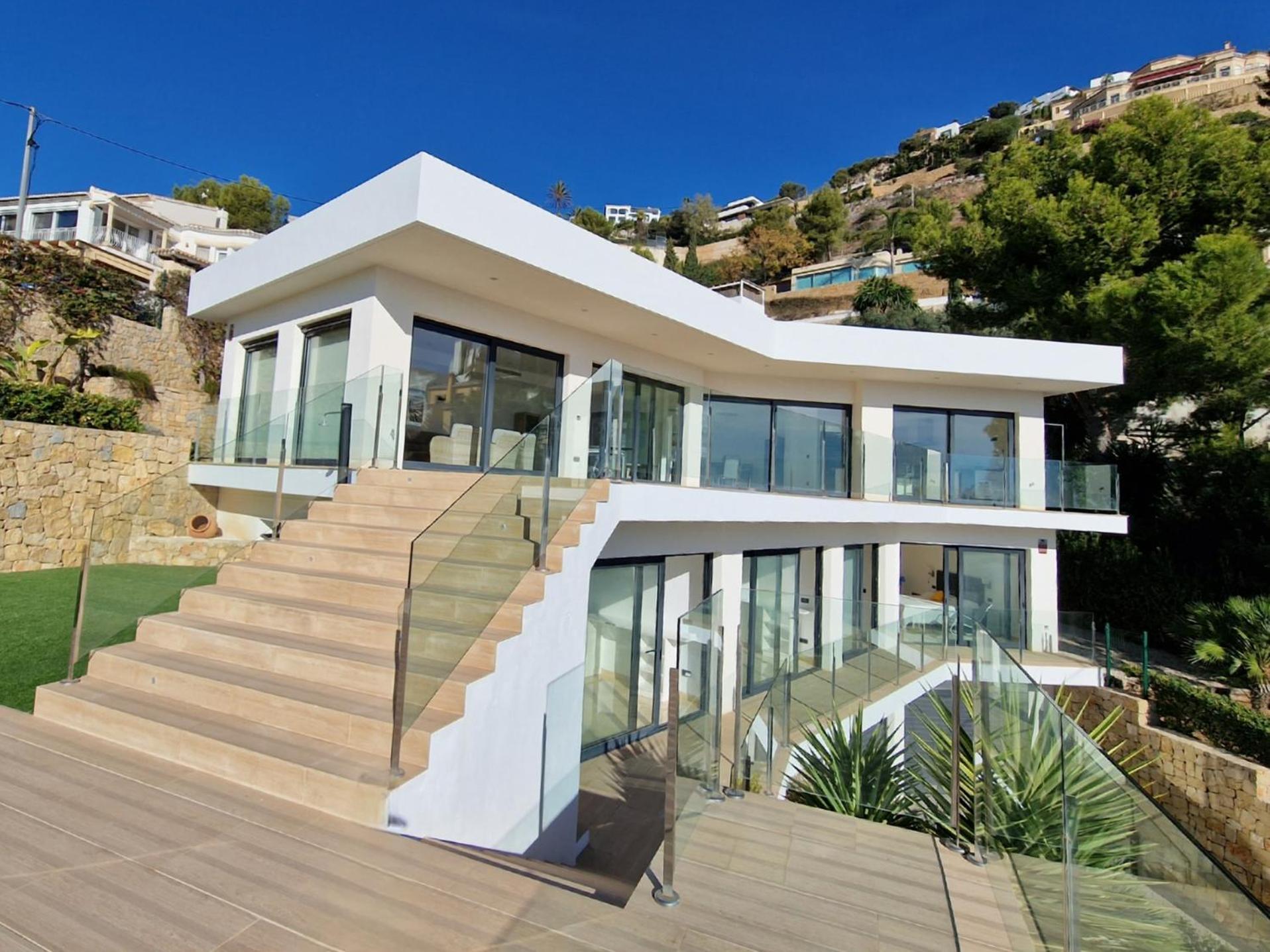 Villa Lujo Con Vistas Al Mar Villa Dulcinea By El Conserje, Cerca Del Puerto Y Sus Servicios Jávea エクステリア 写真