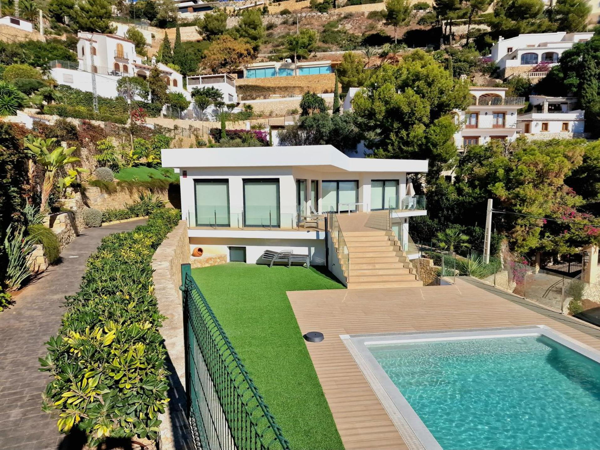 Villa Lujo Con Vistas Al Mar Villa Dulcinea By El Conserje, Cerca Del Puerto Y Sus Servicios Jávea エクステリア 写真